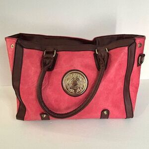 Large Pink Tote HandBag Purse